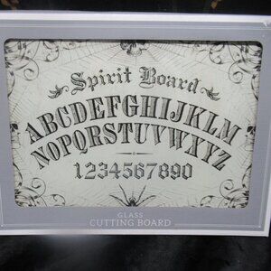 Halloween Ouija Board Glass Cutting Board